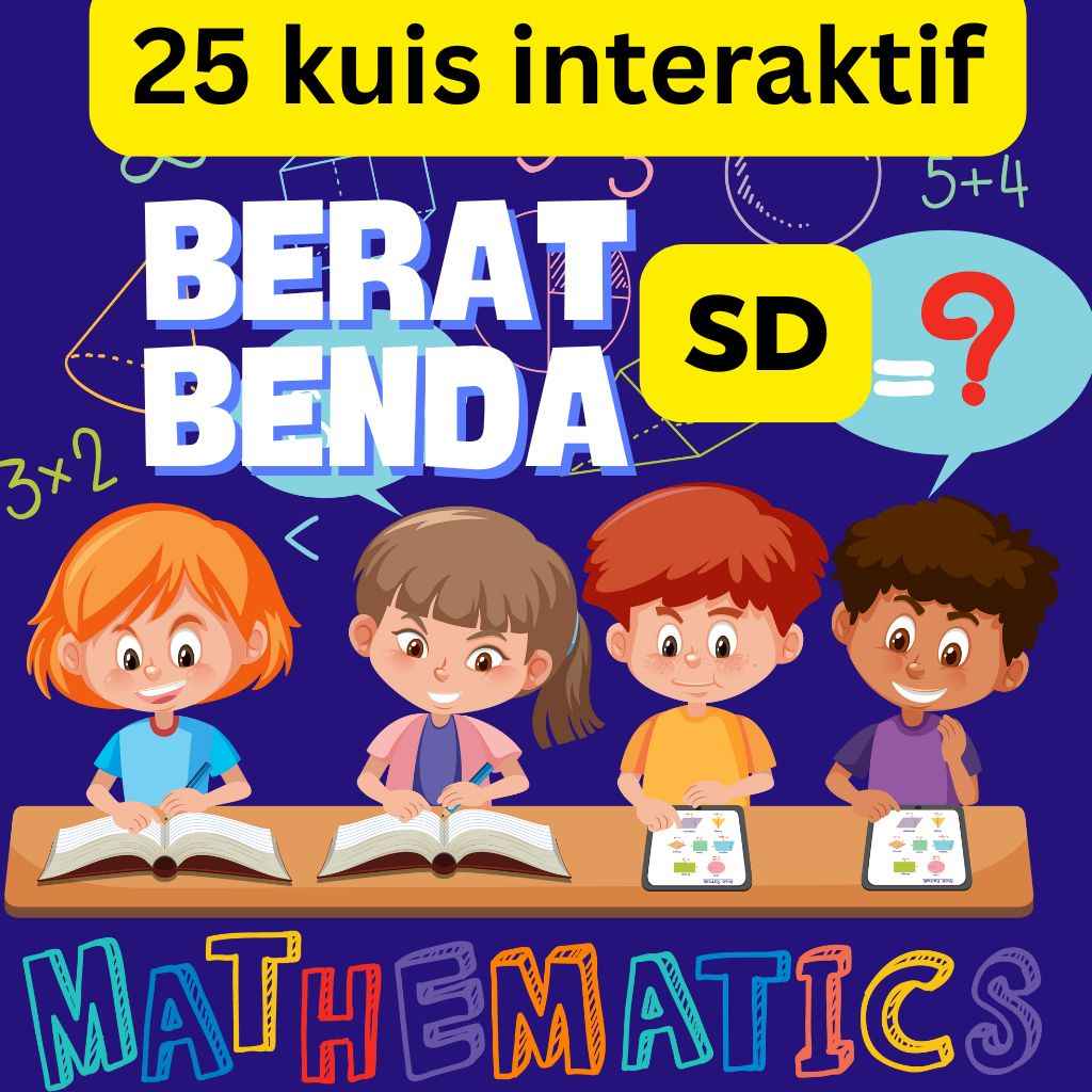25 kuis interaktif berat benda sd