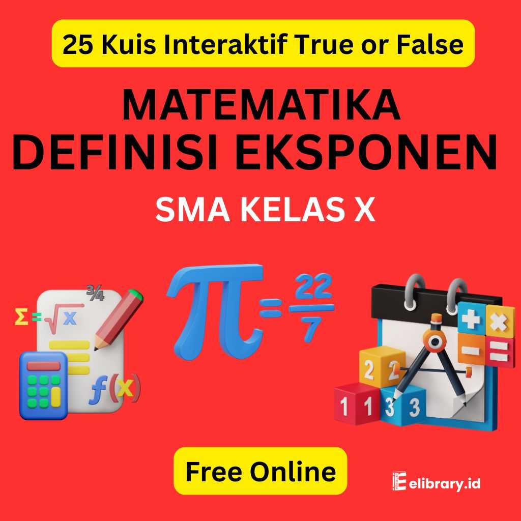 Definisi Eksponen Matematika SMA Kelas X_11zon