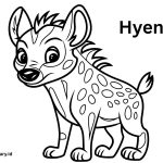 Coloring Interaktif: Mewarnai Hyena