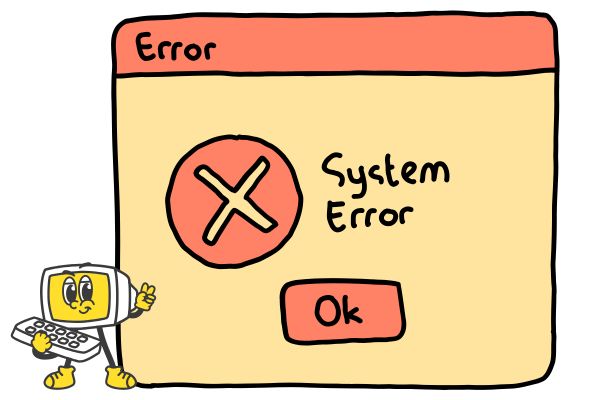 Komputer akan error jika tidak diberi coding