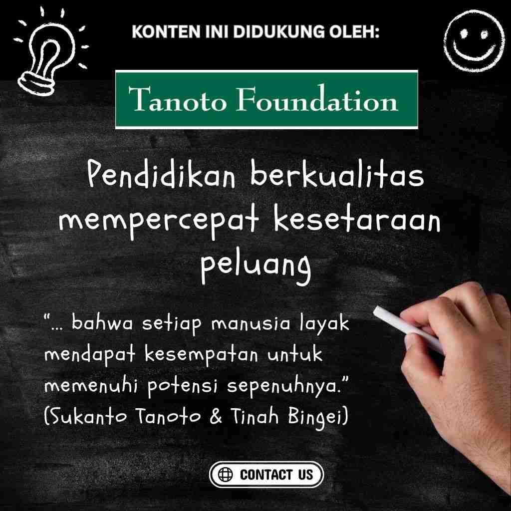 Tanoto Foundation banner