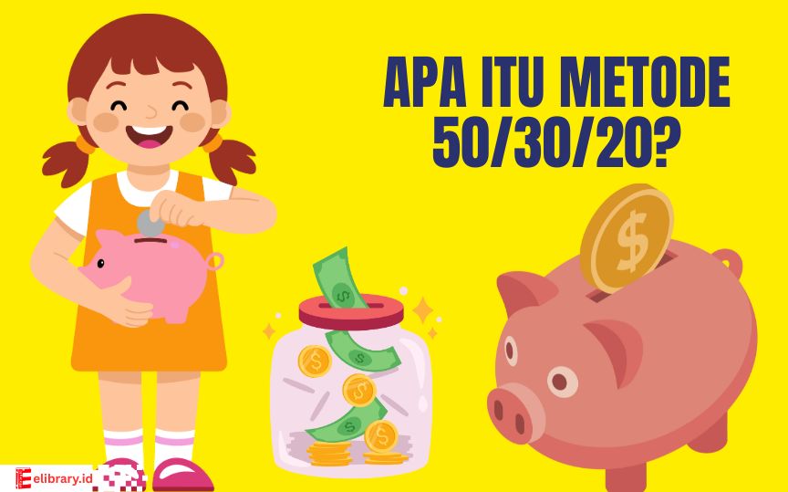 Ilustrasi metode 50/30/20 untuk mengatur keuangan