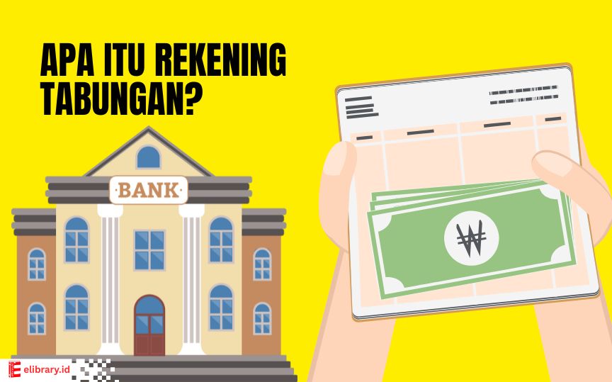 Ilustrasi rekening tabungan di bank untuk menabung dengan aman