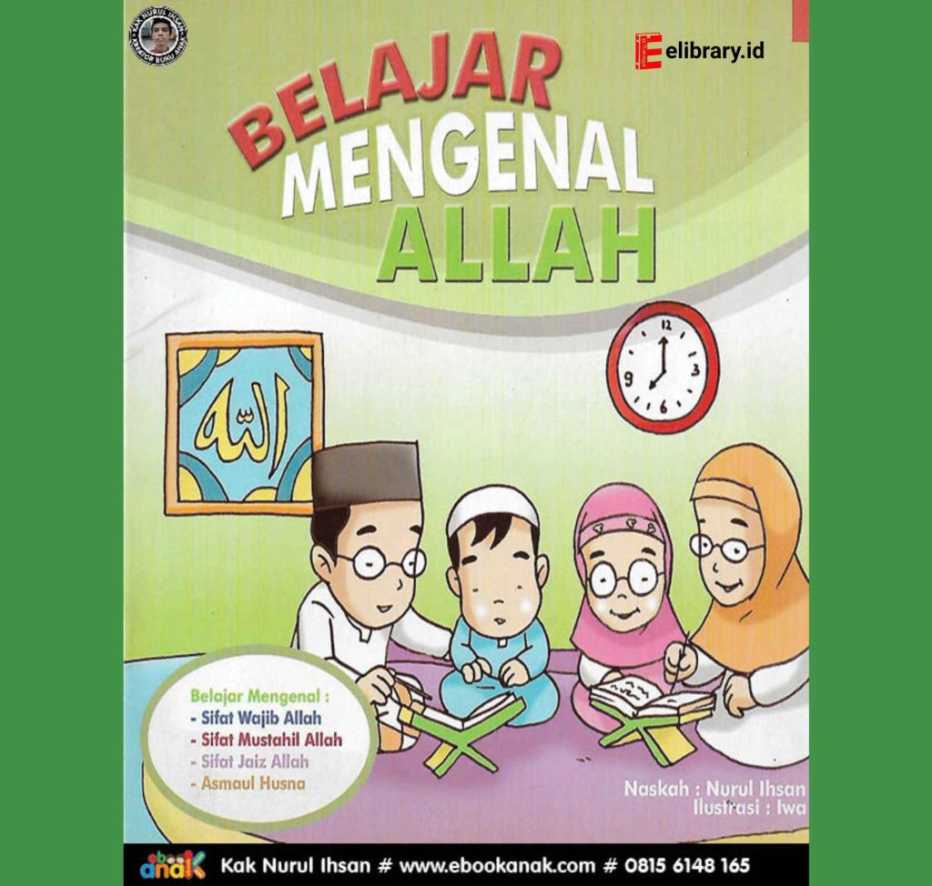 Download Ebook anak PDF bergambar printable: Belajar Mengenal Allah untuk anak