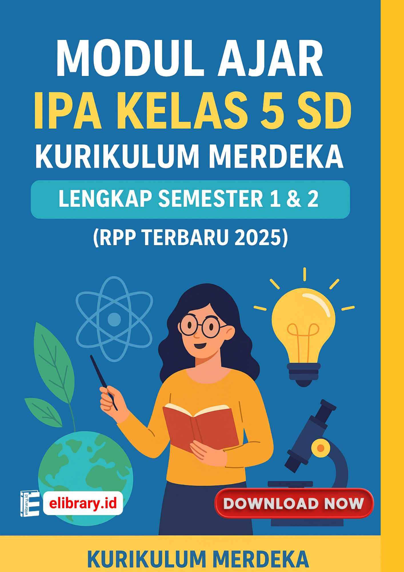 Download Ebook PDF Modul Ajar IPA Kelas 5 SD Kurikulum Merdeka Lengkap Semester 1 & 2