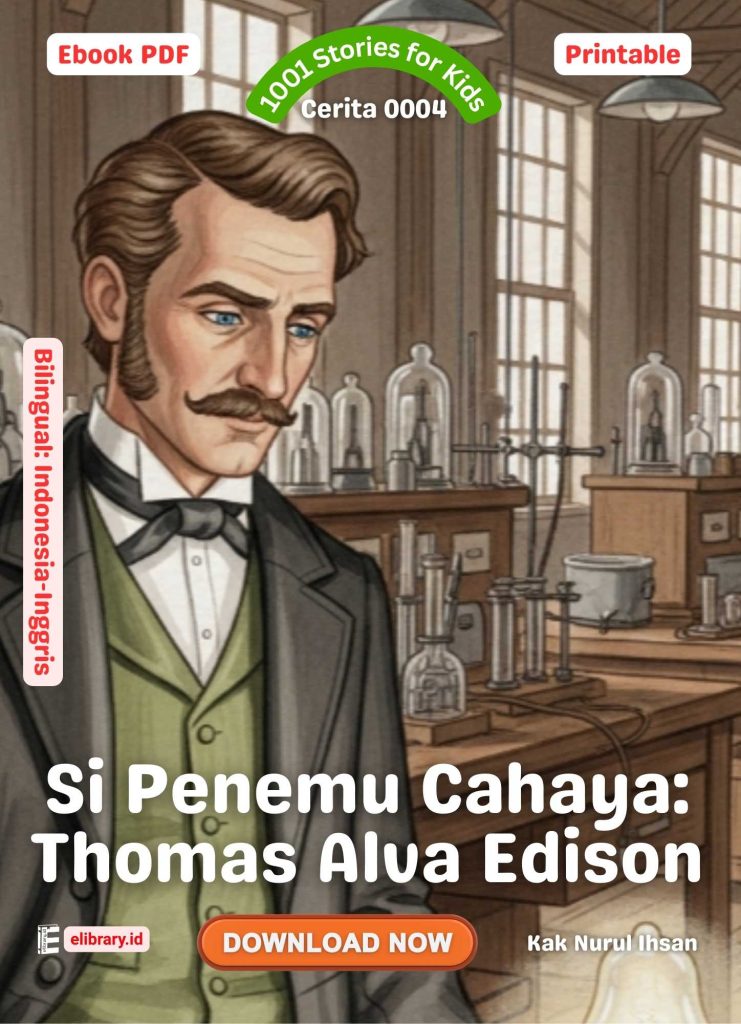 Download Ebook PDF Cerita 0004 Si Penemu Cahaya Thomas Alva Edison