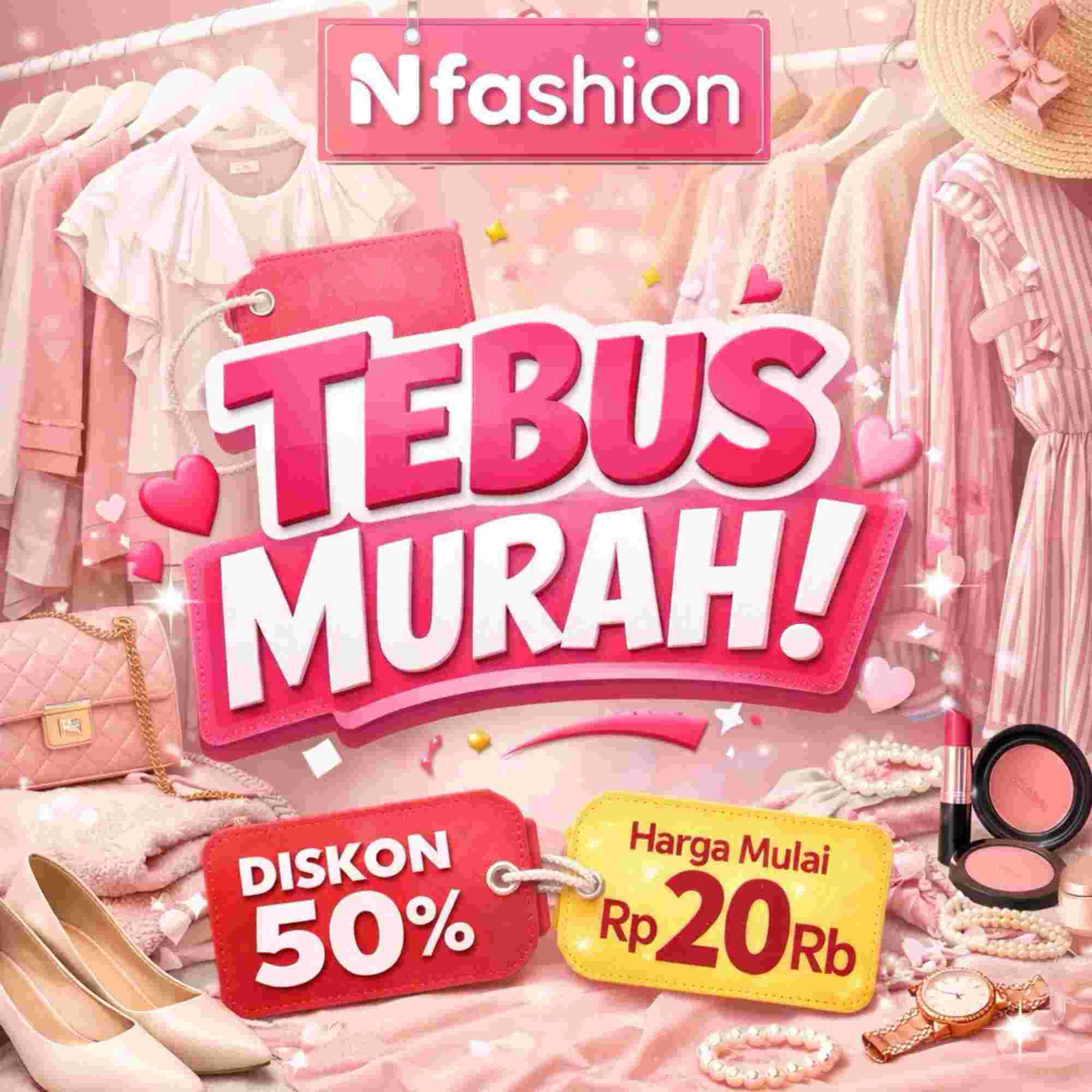 Tebus Murah Diskon 50% Harga Mulai 20 Ribu