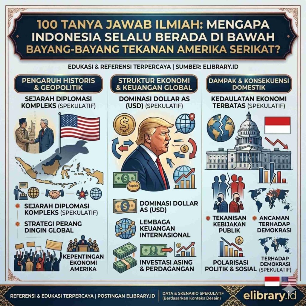 100 Tanya Jawab Ilmiah Mengapa Indonesia Selalu Berada di Bawah Bayang-Bayang Tekanan Amerika Serikat