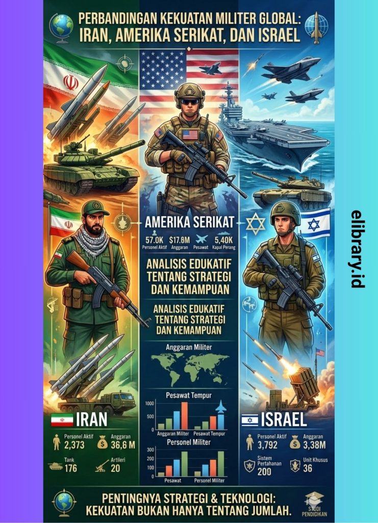 Perbandingan kekuatan militer global iran, amerika serikat, dan israel