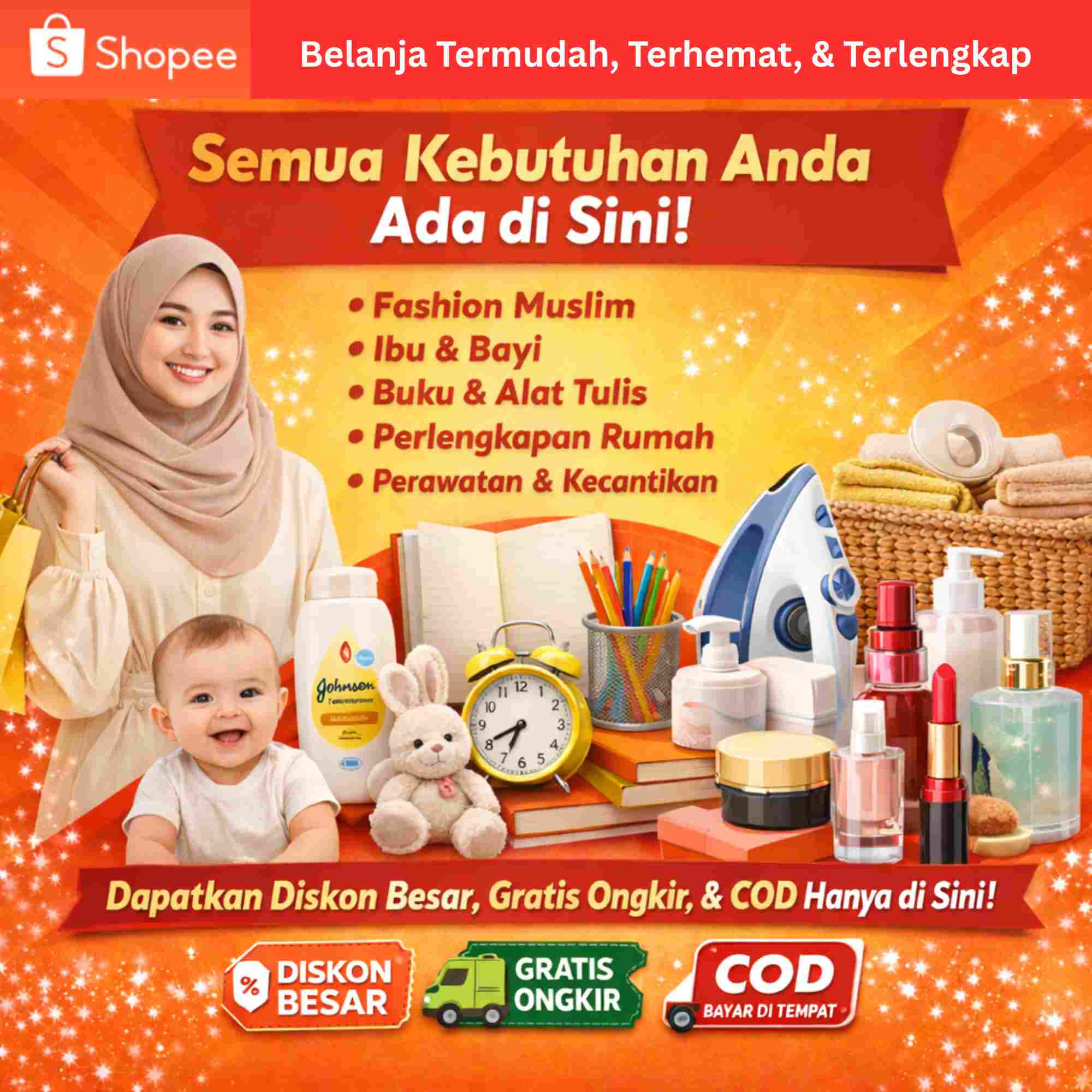 Shopee Belanja Termudah, Terhemat dan Terlengkap (1)
