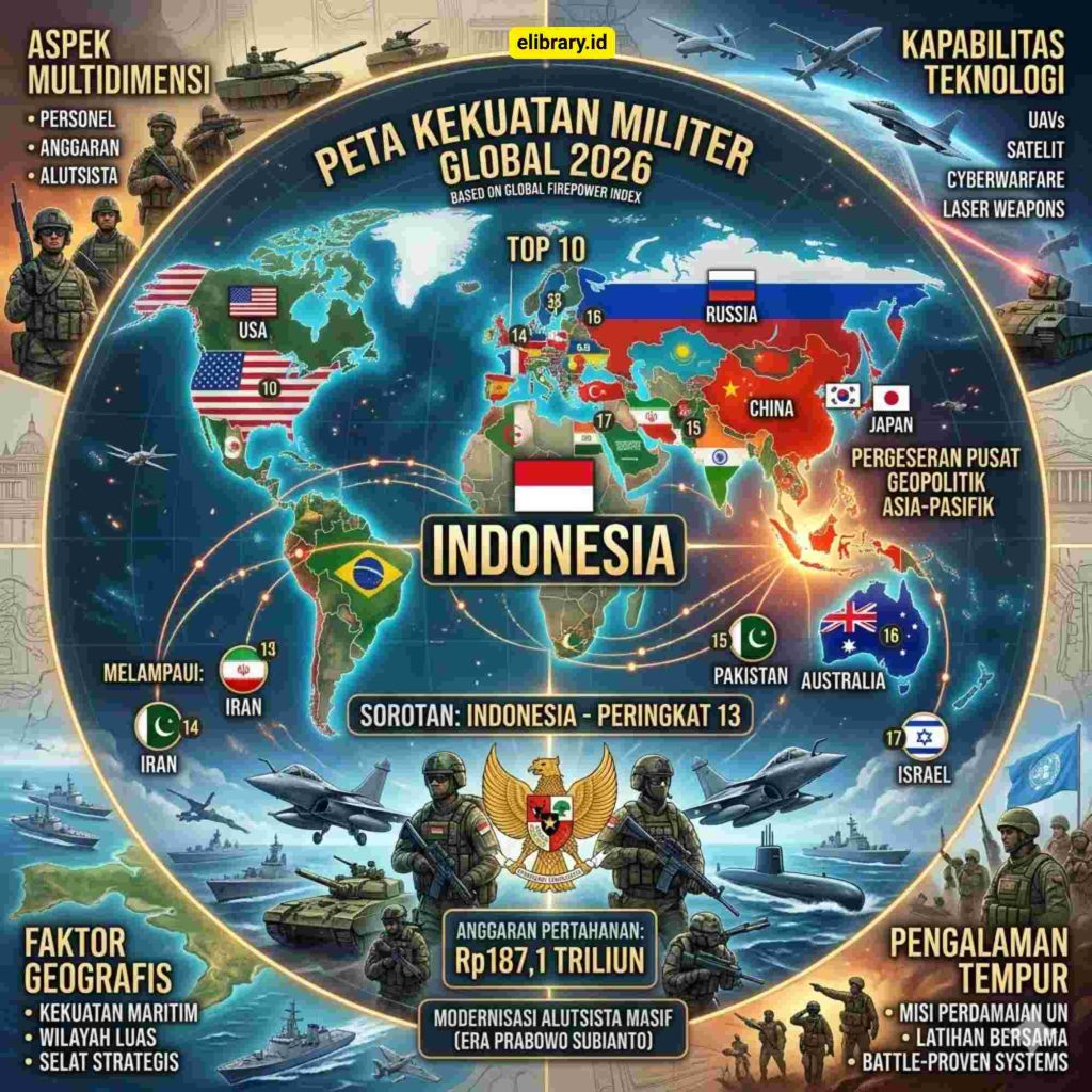 TAK BANYAK YANG TAHU! Indonesia ternyata masuk 13 besar militer terkuat dunia 2026, bahkan melampaui Israel dan Iran! (2)