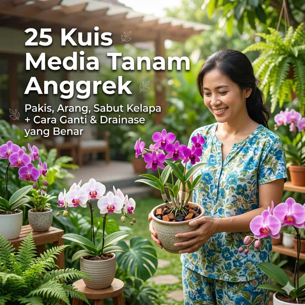 25 Kuis Media Tanam Anggrek