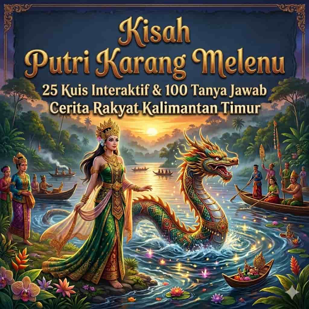 Cover Kisah Putri Karang Melenu (cerita Rakyat Kalimantan Timur)