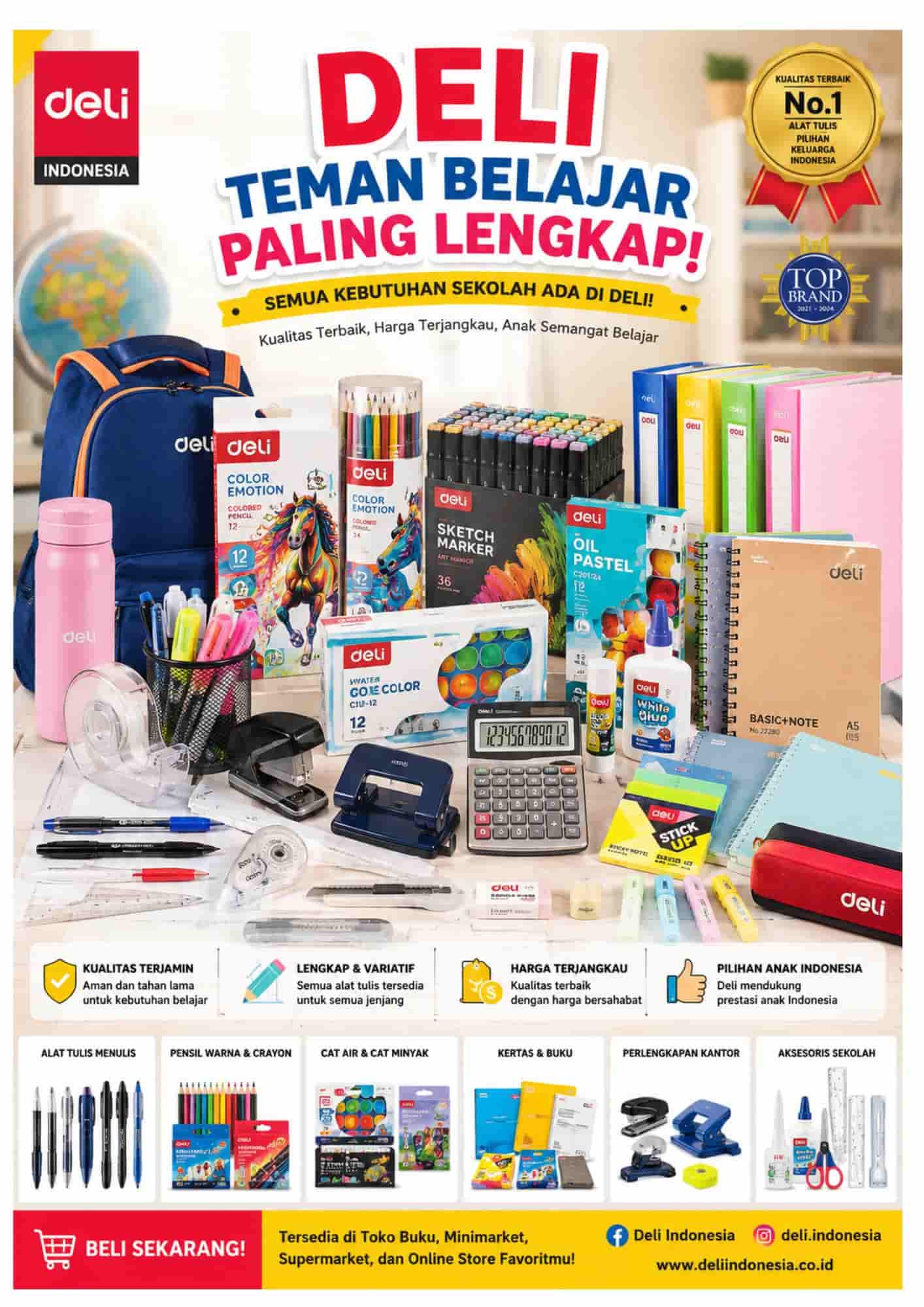 Deli Indonesia Alat Tulis Sekolah