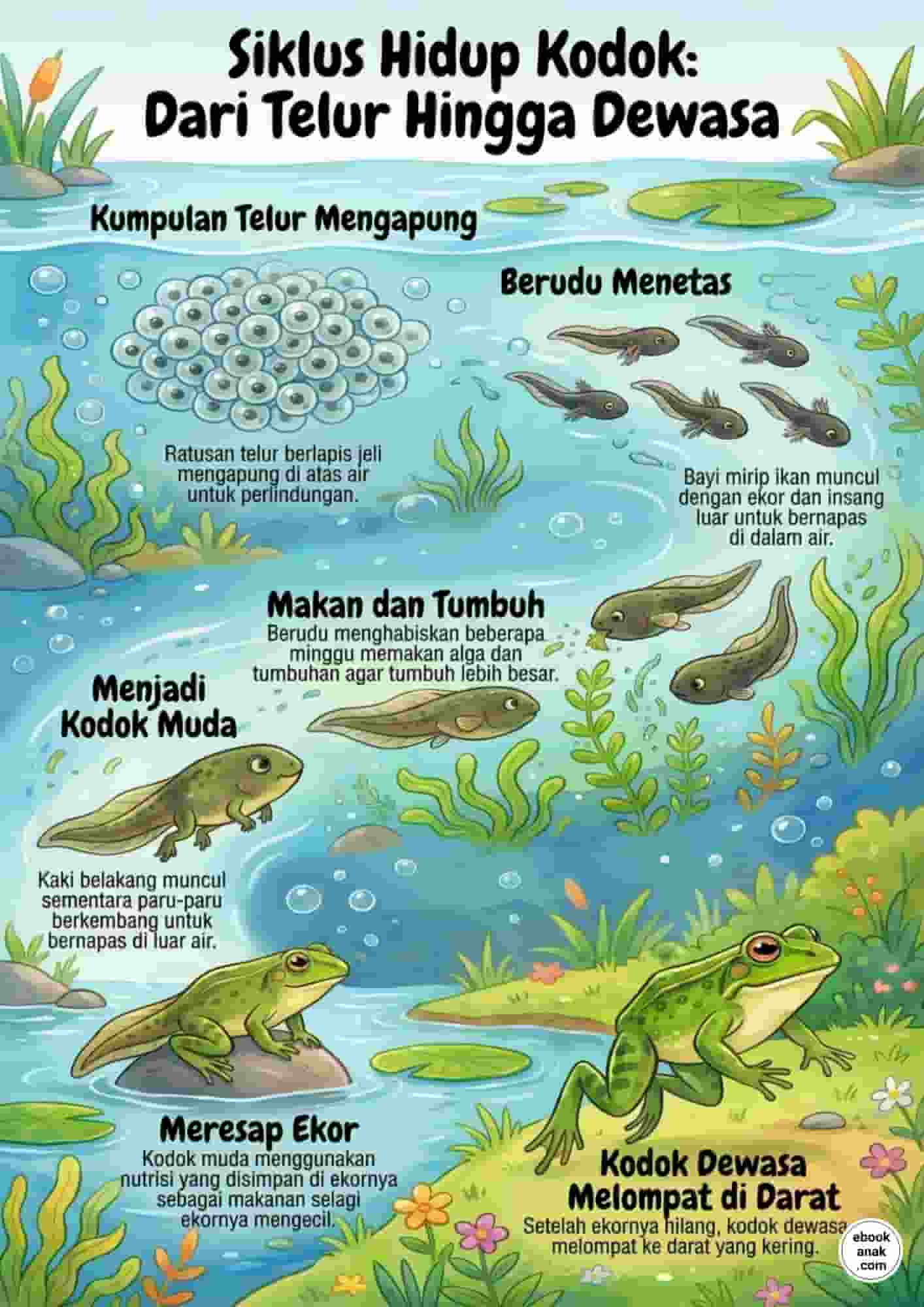 Siklus Hidup Kodok Dari Telur Hingga Dewasa (1)