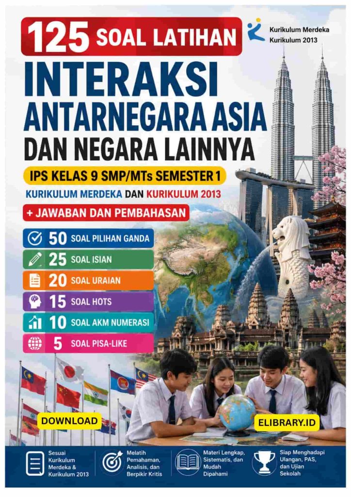 125 Soal Latihan Interaksi Antarnegara Asia dan Negara Lainnya IPS Kelas 9 SMPMTS Semester 1 (1)