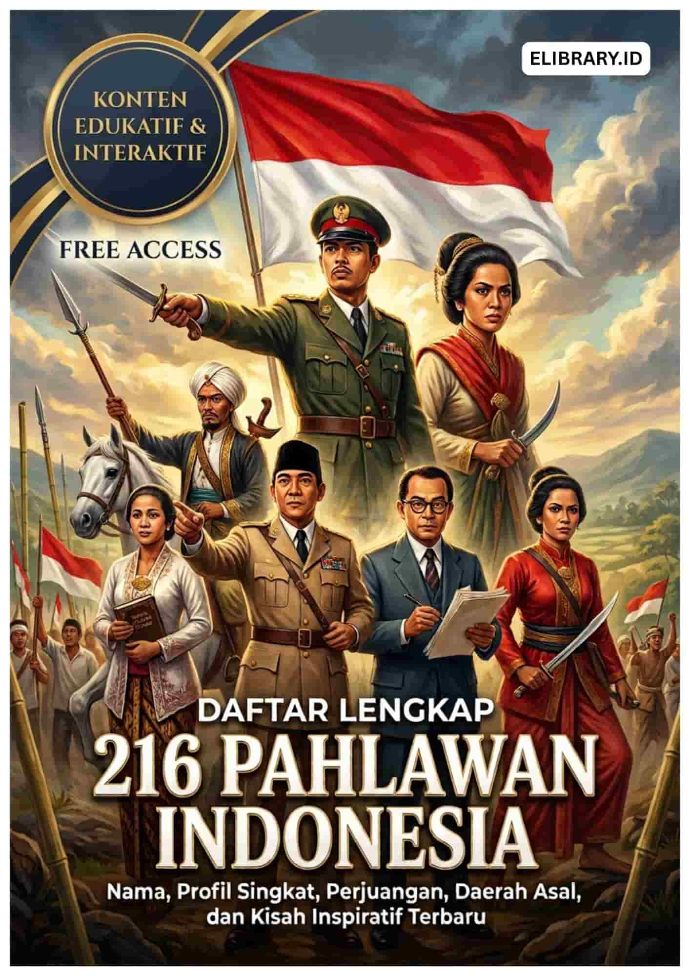 Daftar Lengkap 216 Pahlawan Indonesia (1)