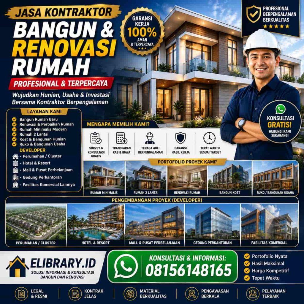 Jasa Kontraktor Bangun dan Renovasi Rumah