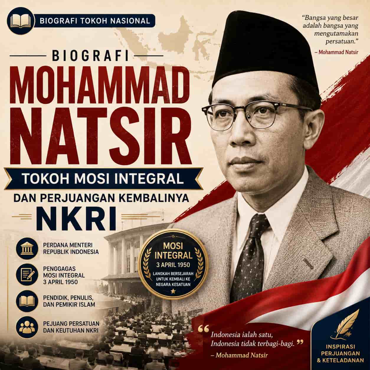 Mohammad Natsir Tokoh Mosi Integral