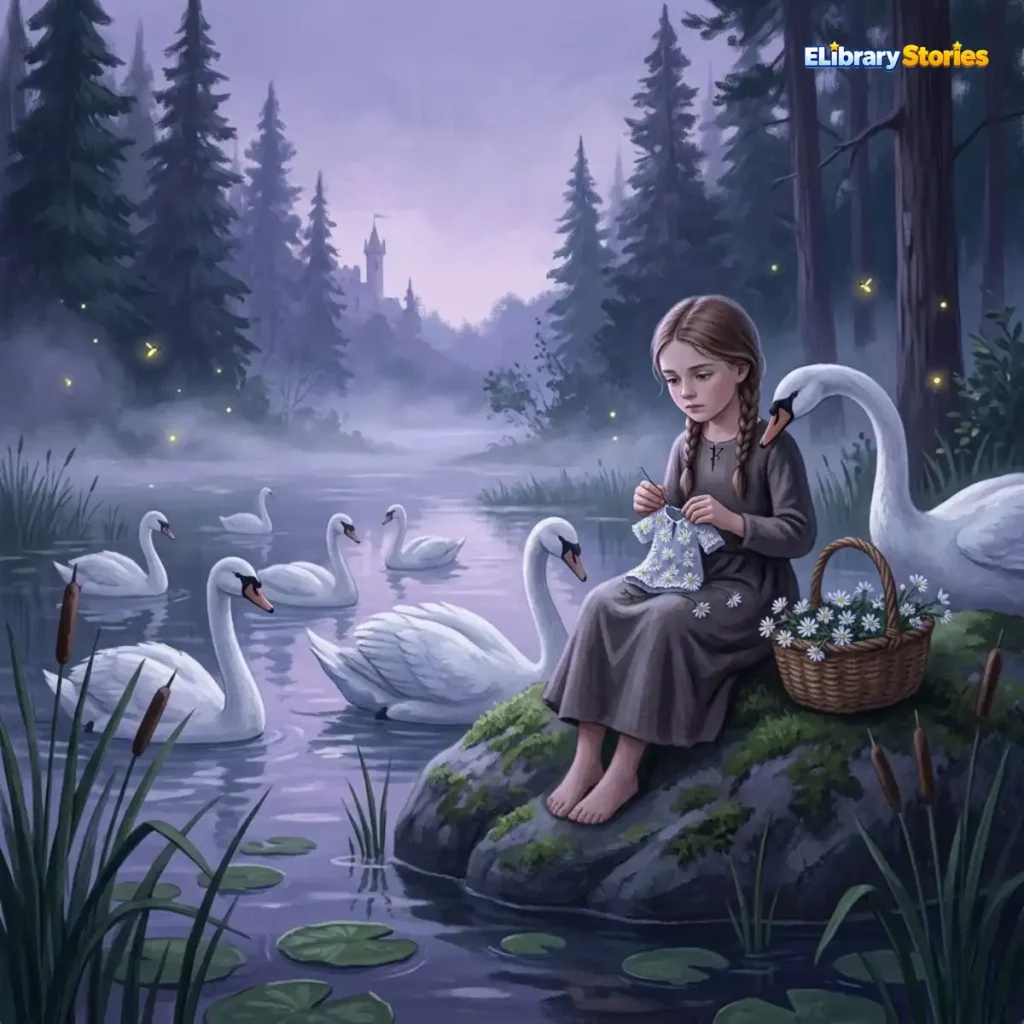 Enam Angsa (The Six Swans) – Dongeng Klasik tentang Pengorbanan | ELibrary Stories